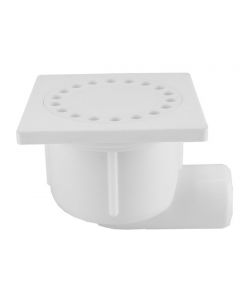 Riko Doucheplug 10x10 zijuitlaat wit