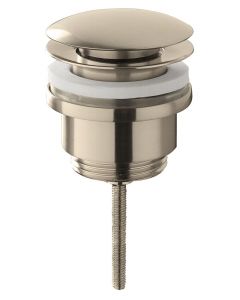 Wiesbaden Caral clickwaste afvoerplug 5/4" geborsteld staal