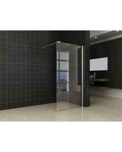 Wiesbaden inloopdouche + muurprofiel 900x2000 10mm NANO glas