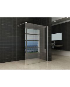 Wiesbaden inloopdouche + muurprofiel 1400x2000 8mm NANO glas