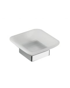 Wiesbaden Eris zeephouder met glas chroom