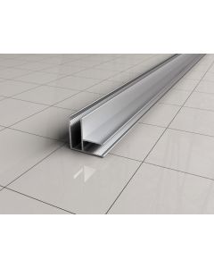 Wiesbaden Hoekprofiel 200cm chroom