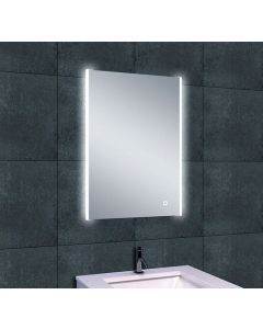 Wiesbaden Duo spiegel rechthoek met LED 52 x 70 cm