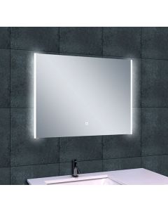 Wiesbaden Duo spiegel rechthoek met LED 82 x 60 cm