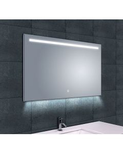 Wiesbaden Ambi one spiegel rechthoek met LED, dimbaar en spiegelverwarming 100 x 60 cm