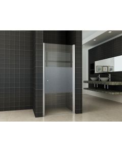 Wiesbaden nisdeur -L- met profiel 900x2000 8mm NANO ged.matglas