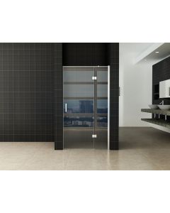 Wiesbaden nis swingdeur + vast paneel 80 (60-20) x 200 NANO