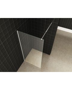 Wiesbaden Eco zijwand voor Eco nisdeur 1000x1950 6mm