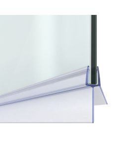 Wiesbaden rubberen waterkering 200 x 0,8 cm transparant
