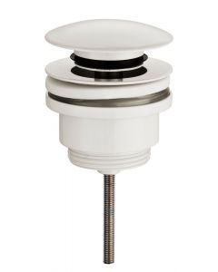 Wiesbaden Caral clickwaste afvoerplug 5/4" mat wit