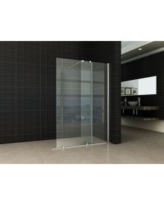 Wiesbaden verleng-inloopdouche 1000x2000 op rail 10mm NANO