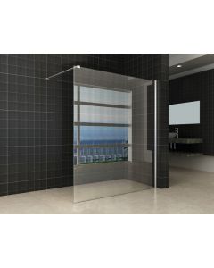 Wiesbaden inloopdouche + muurprofiel 1600x2000 8mm NANO glas