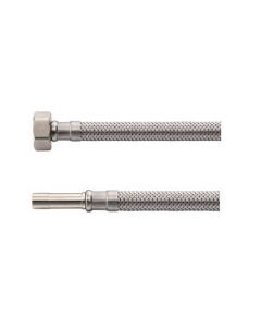 Riko Flexibele aansluitslang 1/2" bi x M10 bu met pijpje 30 cm RVS