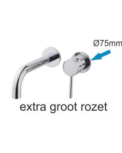 Wiesbaden rozet 75mm tbv kraangedeelte 29.4151 chroom