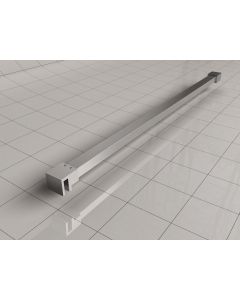 Wiesbaden Slim stabilisatiestang 120 cm geborsteld staal