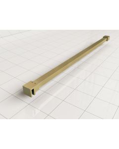 Wiesbaden Slim stabilisatiestang 120 cm geborsteld messing