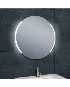 Wiesbaden Round spiegel rond met LED, dimbaar en spiegelverwarming 80 cm