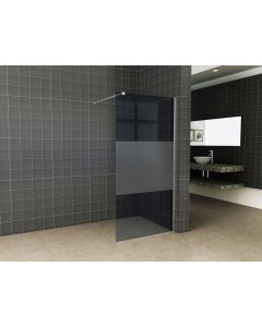 Wiesbaden Slim glasplaat ged.mat rookglas 1000x2000 8mm nano