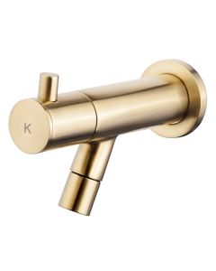 Wiesbaden Amador fonteinkraan met muurbevestiging 1/2'' geborsteld messing