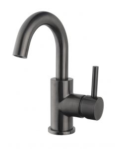 Wiesbaden Caral opbouw wastafelkraan met draaibare uitloop gunmetal