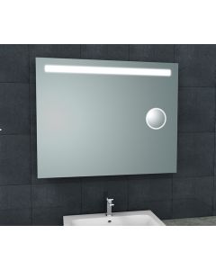 Xellanz Tigris spiegel rechthoek met LED en scheerspiegel 100 x 80 cm