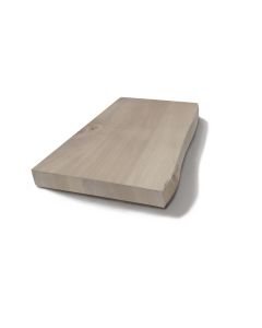 Tweedeklant - Gliss Design Wastafelblad massief hout zonder boomschors 60 cm Olie wit