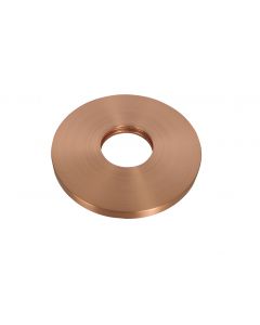 Wiesbaden rozet 75mm tbv uitloop 29.6153 geborsteld koper