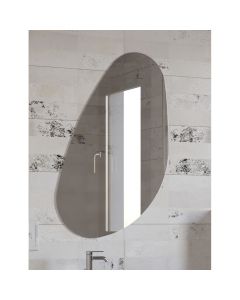Gliss Design Toilet Spiegel Thetis 80 x 49 cm