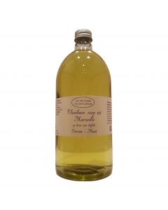 Vloeibare zeep 1L pure olijfolie Citroen munt