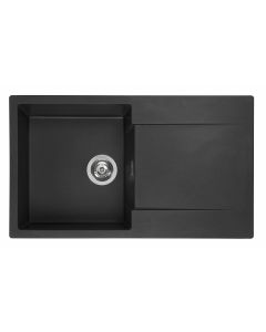Reginox Amsterdam 10 black silvery spoelbak