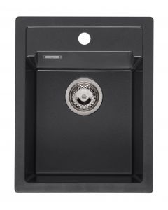Reginox Amsterdam 34 black silvery spoelbak