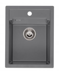Reginox Amsterdam 34 grey silvery spoelbak