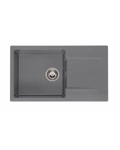 Reginox Amsterdam 43 grey silvery spoelbak