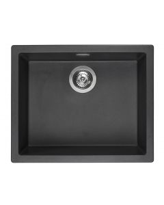 Reginox Amsterdam 50 black silvery spoelbak