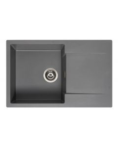Reginox Amsterdam 78 grey silvery spoelbak