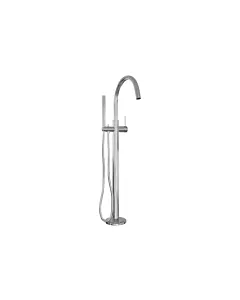 Brauer Chrome Carving vrijstaande badmengkraan set