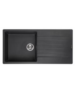 Reginox Harlem 10 black silvery spoelbak