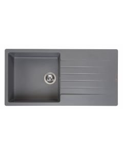 Reginox Harlem 10 grey silvery spoelbak
