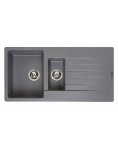 Reginox Harlem 15 grey silvery spoelbak