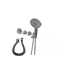 Brauer Chrome Carving thermostatische inbouw badkraan set