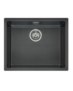 Reginox Texel 50 x 40 black silvery spoelbak