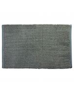 Differnz Candore badmat geschikt voor vloerverwarming 100% microfiber 50 x 80 cm donker groen