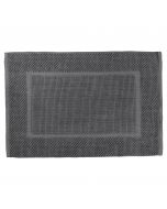Differnz Basics badmat geschikt voor vloerverwarming 100% katoen 50 x 80 cm lichtgrijs