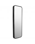Differnz spiegel aluminium 28 x 75 cm mat zwart
