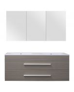 Differnz Style badmeubel set 120 cm grijs eiken
