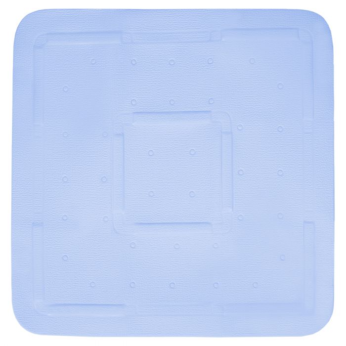 Differnz Tutus inlegmat douche antislip laag 100% PVC 55 x 55 cm blauw