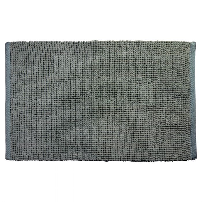 Differnz Candore badmat geschikt voor vloerverwarming 100% microfiber 50 x 80 cm donker groen