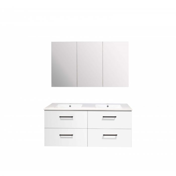 Differnz Hilde meubelset 120 cm MDF hoogglans wit