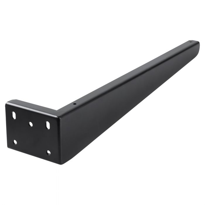 Differnz ophangbeugel voor wastafel powder coated steel 2.5 x 42 x 7.5 cm zwart