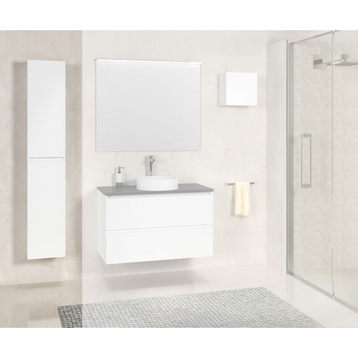 Wiesbaden Bologna kolomkast 160x40x35 matwit